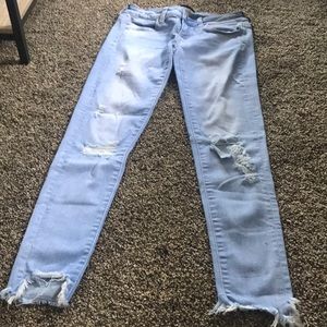American Eagle ripped jeans